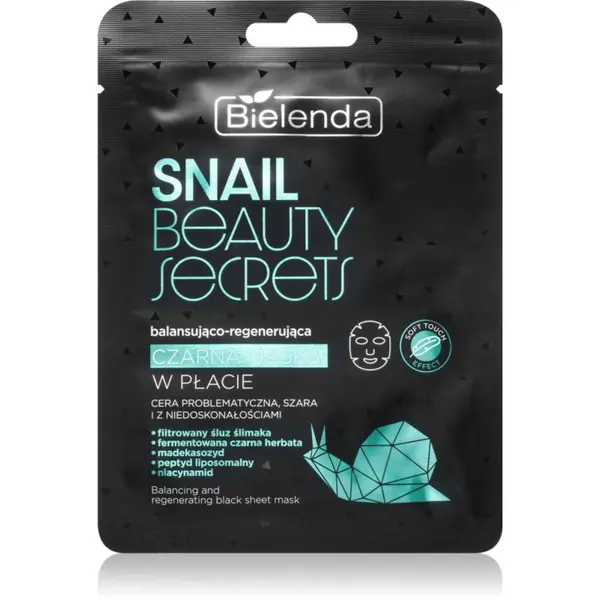 Bielenda Bielenda Snail Beauty Secrets регенерираща маска за проблемна кожа, акне 1 бр.