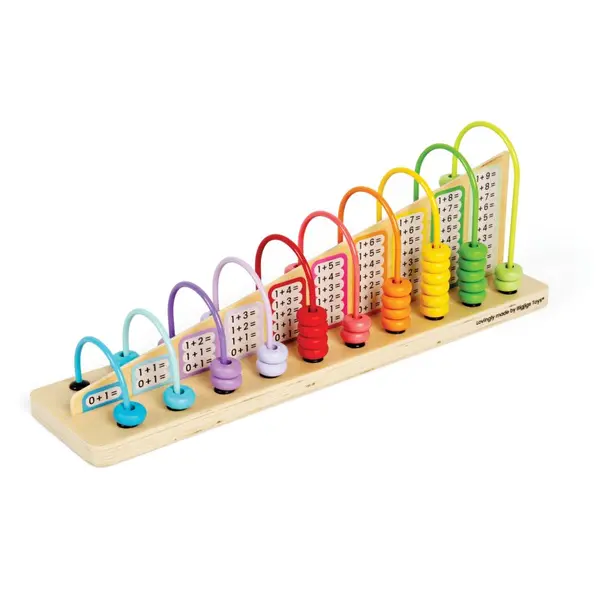 Bigjigs Toys Bigjigs Toys Rainbow Abacus сметало 3y+ 56 бр.