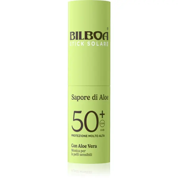 Bilboa Bilboa Sapore di Aloe Stick слънцезащитен крем в стик с алое вера SPF 50+ 10 мл.