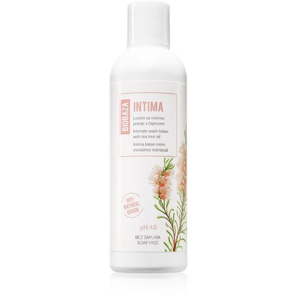 BIOBAZA BIOBAZA Intima душ-мляко за интимна хигиена с tea tree масло 200 мл.
