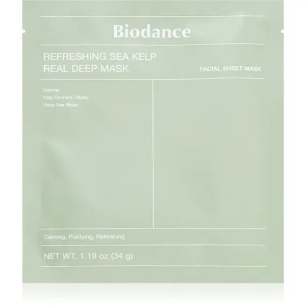 Biodance Biodance Refreshing Sea Kelp Real Deep Mask интензивна хидрогелна маска с екстракти от водорасли 1 бр.