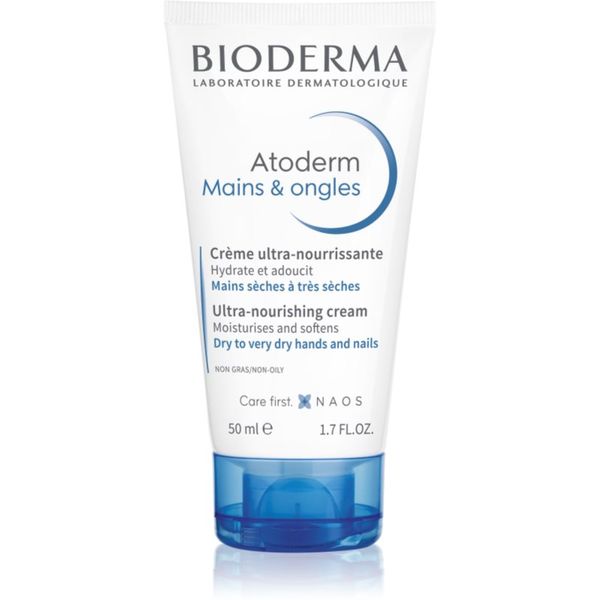Bioderma Bioderma Atoderm Cream Hand & Nails крем за ръце  за много суха чуствителна и атопична кожа 50 мл.