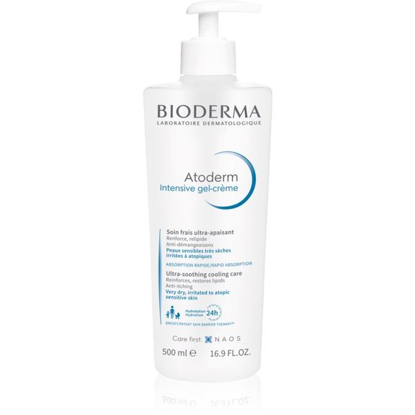 Bioderma Bioderma Atoderm Intensive Gel-Cream успокояваща грижа за много суха чуствителна и атопична кожа 500 мл.