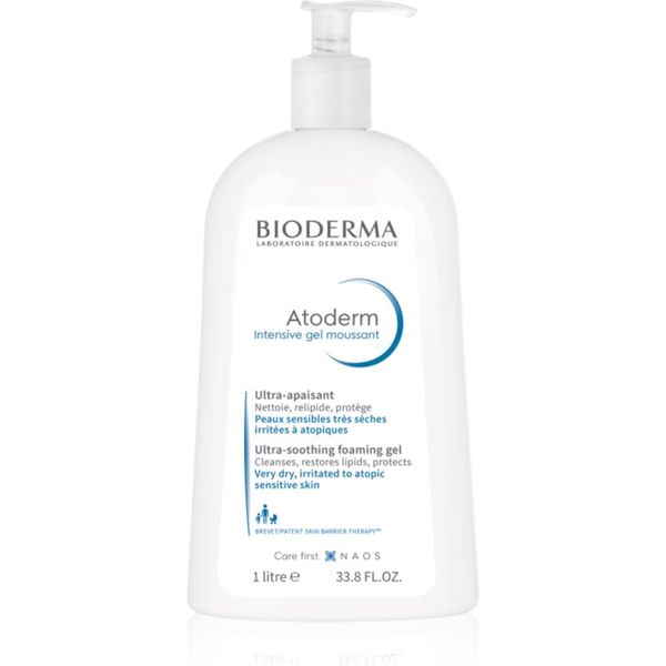 Bioderma Bioderma Atoderm Intensive Gel Moussant подхранващ гел-пяна за много суха чуствителна и атопична кожа 1000 мл.