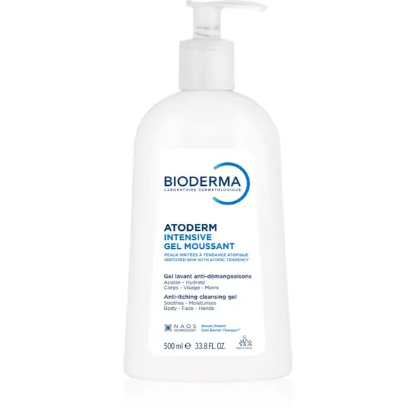 Bioderma Bioderma Atoderm Intensive Gel Moussant подхранващ гел-пяна за много суха чуствителна и атопична кожа 500 мл.