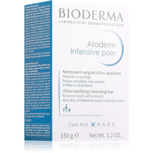 Bioderma Bioderma Atoderm Intensive почистващ сапун за суха или много суха кожа 150 гр.