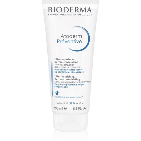 Bioderma Bioderma Atoderm Préventive подхранващ крем за тяло против изсъхване кожата на бебето 200 мл.