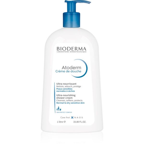 Bioderma Bioderma Atoderm Shower Cream подхранващ душ крем за нормална към суха чувствителна кожа 1000 мл.