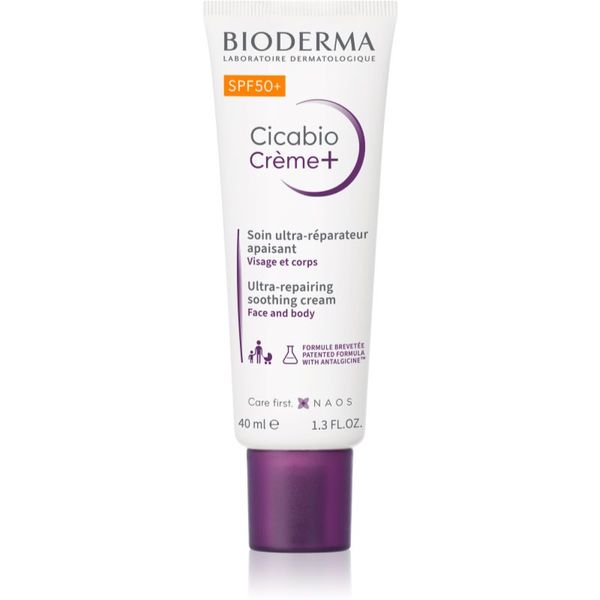 Bioderma Bioderma Cicabio крем за лице SPF 50+ 40x0 мл.