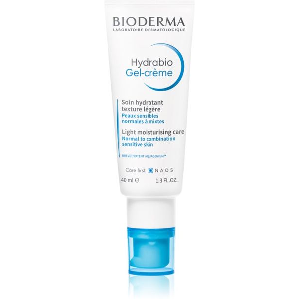 Bioderma Bioderma Hydrabio Gel-Crème лек хидратиращ крем-гел за нормална към смесена чувствителна кожа 40 мл.
