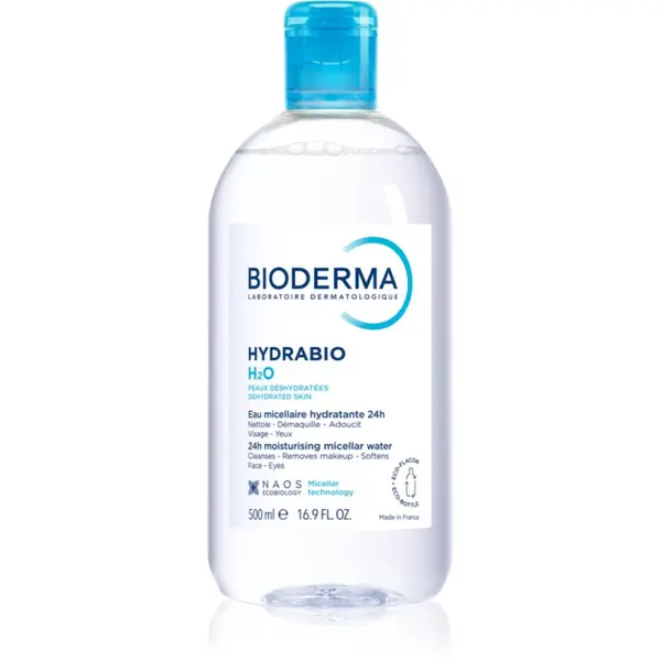 Bioderma Bioderma Hydrabio H2O мицеларна почистваща вода за дехидратирана кожа 500 мл.