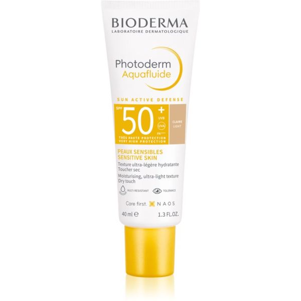 Bioderma Bioderma Photoderm Aquafluid защитен крем за лице SPF 50+ цвят Claire 40 мл.