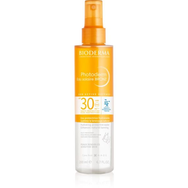 Bioderma Bioderma Photoderm Eau solaire BRONZ слънцезащитен спрей с бронзър SPF 30 200 мл.