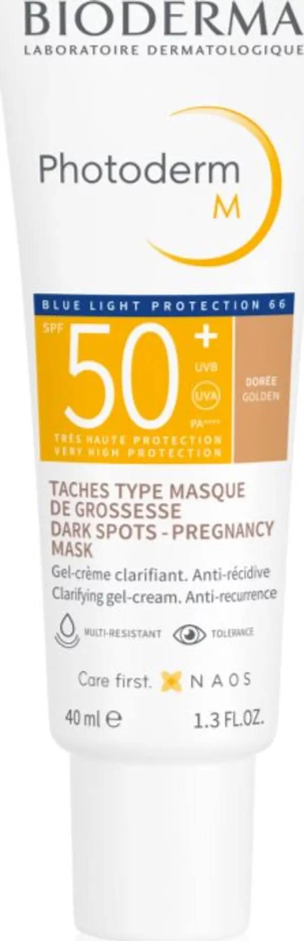 Bioderma Bioderma Photoderm M защитен тониращ крем против пигментни петна SPF 50+ цвят Golden 40 мл.