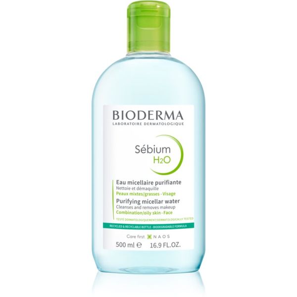 Bioderma Bioderma Sébium H2O мицеларна вода за смесена и мазна кожа 500 мл.