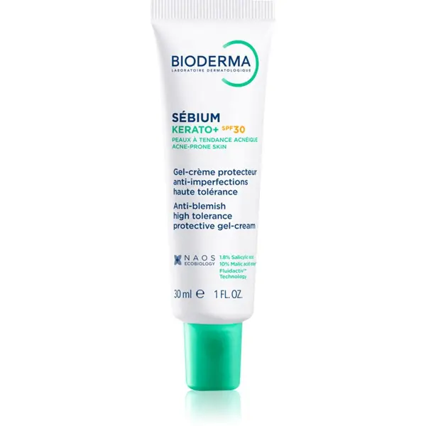 Bioderma Bioderma Sébium Kerato+ SPF30 гел-крем за кожа с акне SPF 30 30 мл.