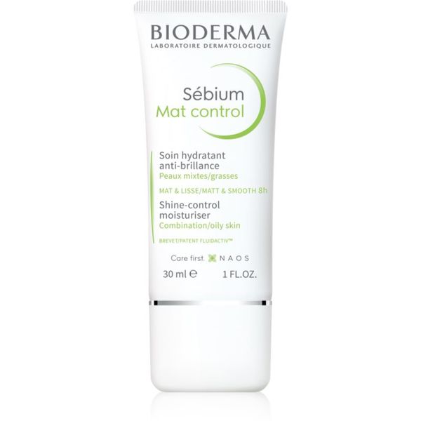 Bioderma Bioderma Sébium Mat Control лек хидратиращ крем против мазна кожа и разширени пори 30 мл.