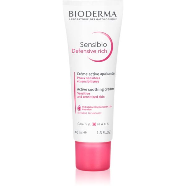 Bioderma Bioderma Sensibio Defensive Rich успокояващ крем 40 мл.