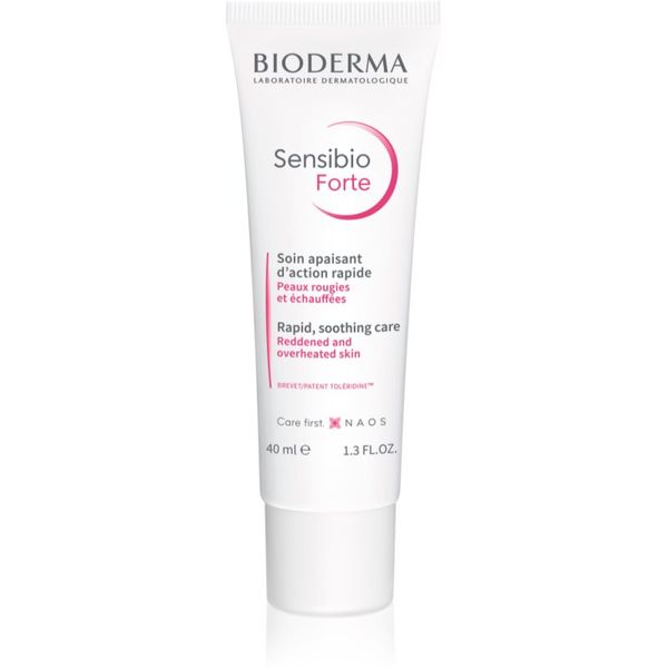 Bioderma Bioderma Sensibio Forte хидратиращ и успокояващ крем за чувствителна кожа със склонност към почервеняване 40 мл.