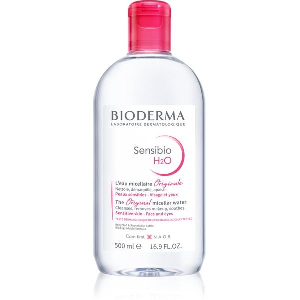 Bioderma Bioderma Sensibio H2O мицеларна вода за чувствителна кожа на лицето 500 мл.