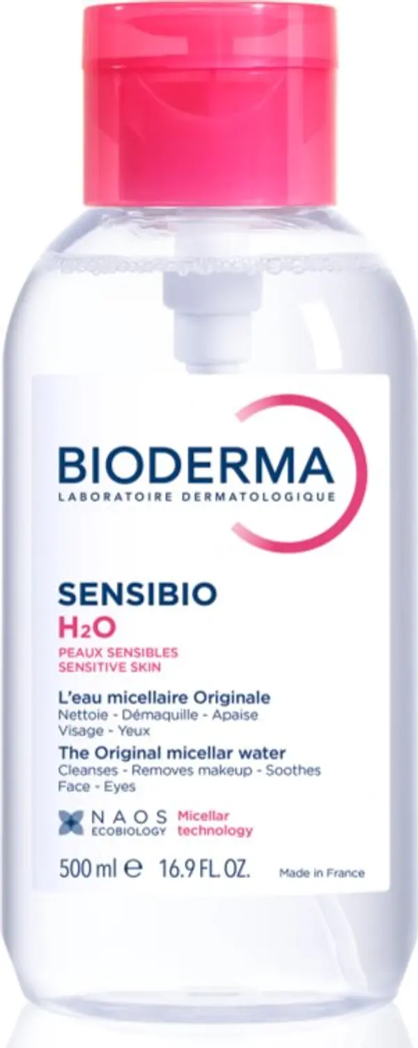 Bioderma Bioderma Sensibio H2O мицеларна вода за чувствителна кожа с дозатор 500 мл.