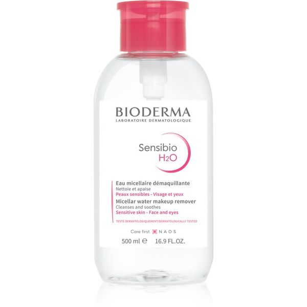 Bioderma Bioderma Sensibio H2O мицеларна вода за чувствителна кожа с дозатор 500 мл.