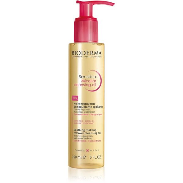 Bioderma Bioderma Sensibio Micellar cleansing oil почистващо и премахващо грима масло 150 мл.