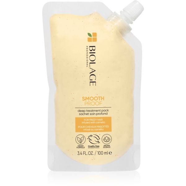 Biolage Biolage Essentials SmoothProof дълбокопочистваща маска за непокорна коса 100 мл.