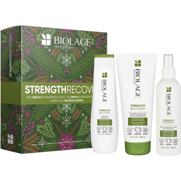 Biolage Biolage Strength Recovery подаръчен комплект (за увредена коса)