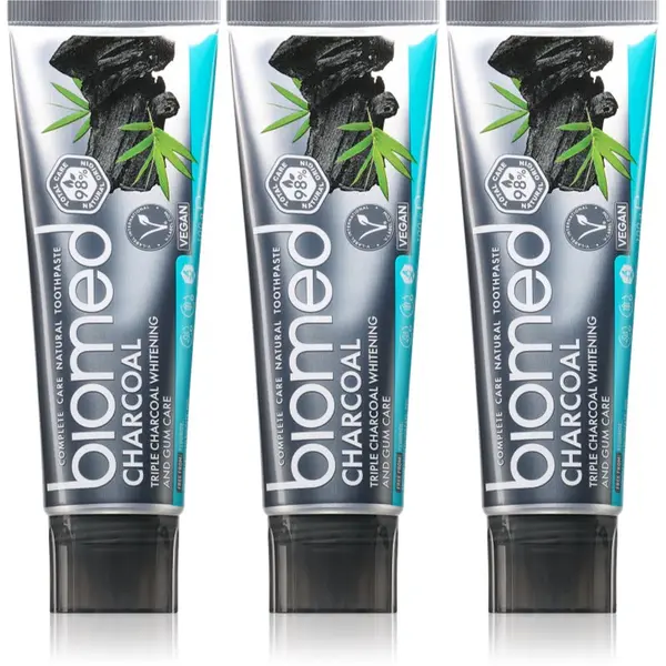 Biomed Biomed Charcoal избелваща паста за зъби с активен въглен