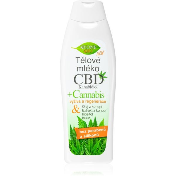 Bione Cosmetics Bione Cosmetics Cannabis CBD подхранващ лосион за тяло с конопено масло 500 мл.