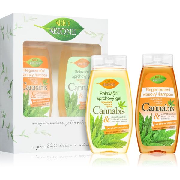 Bione Cosmetics Bione Cosmetics Cannabis подаръчен комплект (за тяло и коса)