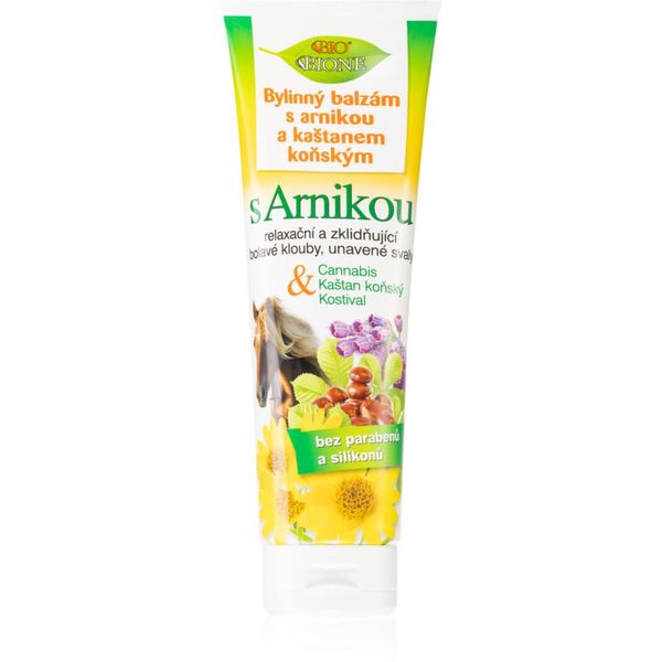 Bione Cosmetics Bione Cosmetics Cannabis S Arnikou билков балсам с арника и конски кестен 300 мл.