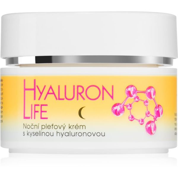 Bione Cosmetics Bione Cosmetics Hyaluron Life нощен крем за лице с хиалуронова киселина 51 мл.