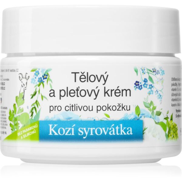 Bione Cosmetics Bione Cosmetics Kozí Syrovátka подхранващ крем за лице и тяло за чувствителна кожа 260 мл.