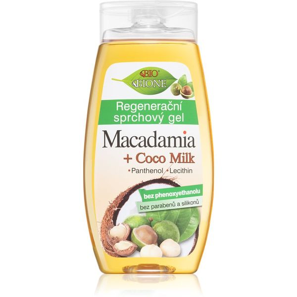 Bione Cosmetics Bione Cosmetics Macadamia + Coco Milk регенериращ душ гел 260 мл.