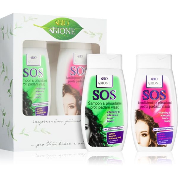 Bione Cosmetics Bione Cosmetics SOS подаръчен комплект (против косопад)