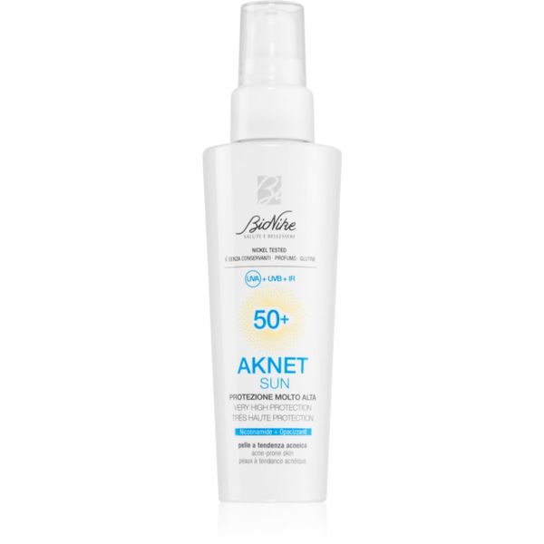 BioNike BioNike Aknet Sun защитен крем за лице за кожа с акне SPF 50+ 50 мл.