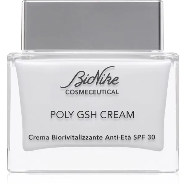 BioNike BioNike Cosmeceutical POLY GSH CREAM възстановяващ крем против стареене на кожата SPF 30 50 мл.