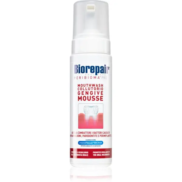 Biorepair Biorepair Peribioma Mousse Mouthwash вода за уста 200 мл.