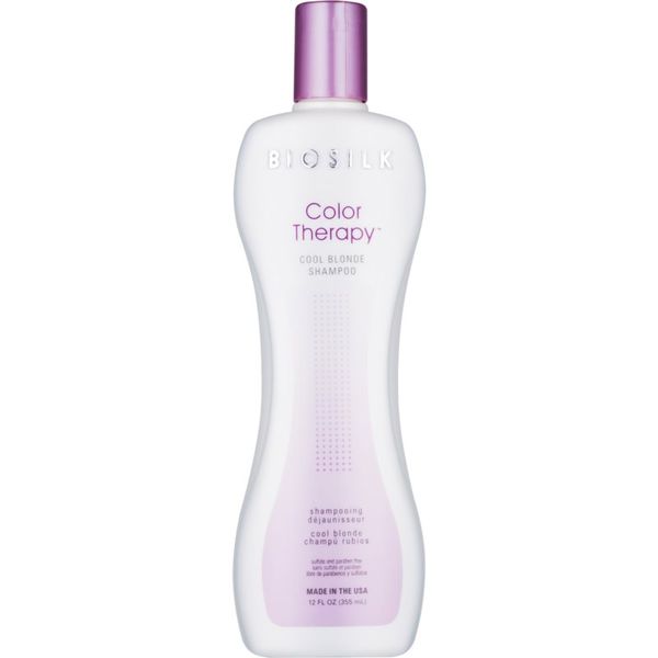 Biosilk Biosilk Color Therapy Cool Blonde Shampoo шампоан неутрализиращ жълтеникавите оттенъци 355 мл.