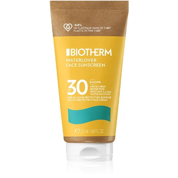 Biotherm Biotherm Waterlover Face Sunscreen защитен крем за лице против стареене за нетолерантна кожа SPF 30 50 мл.
