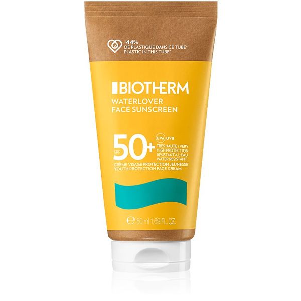 Biotherm Biotherm Waterlover Face Sunscreen защитен крем за лице против стареене за нетолерантна кожа SPF 50+ 50 мл.