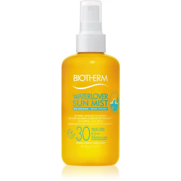Biotherm Biotherm Waterlover Sun Mist SPF 30 слънцезащитна водоустойчива мъгла SPF 30 200 мл.