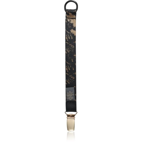 Bjällra of Sweden Bjällra of Sweden Pacifier Clip клипс за биберон Black Golden 1 бр.