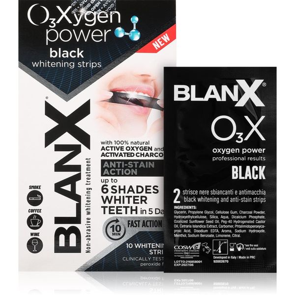 BlanX BlanX Oxygen Power Whitening Black Strips избелващи ленти за зъби 10 бр.