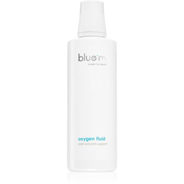 Blue M Blue M Oxygen for Health Oxygen Fluid препарат за локално третиране за афти и дребни наранявания на устната кухина 500 мл.