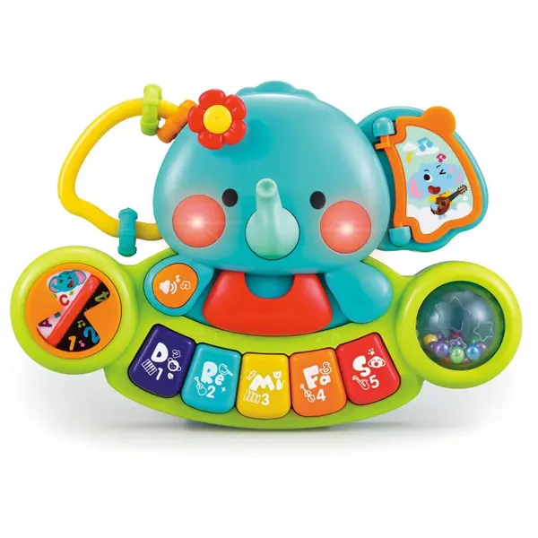 Bo Jungle Bo Jungle B-E’L’E’Phant Piano играчка за подреждане 6 m+ 1 бр.
