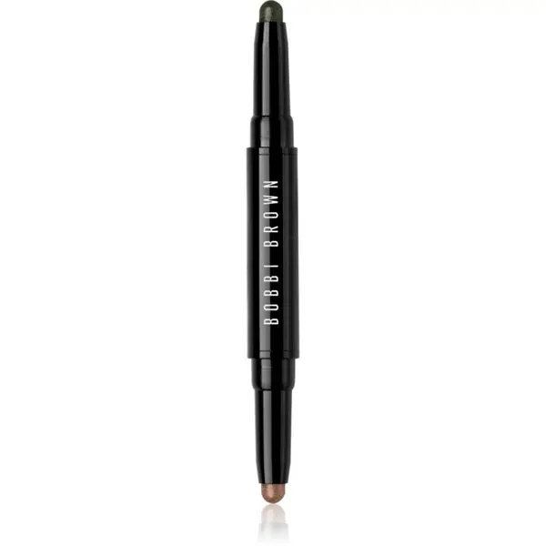 Bobbi Brown Bobbi Brown Long-Wear Dual-Ended Cream Shadow Stick сенки за очи в молив дуо цвят Café / Gilded Green 1.6 гр.