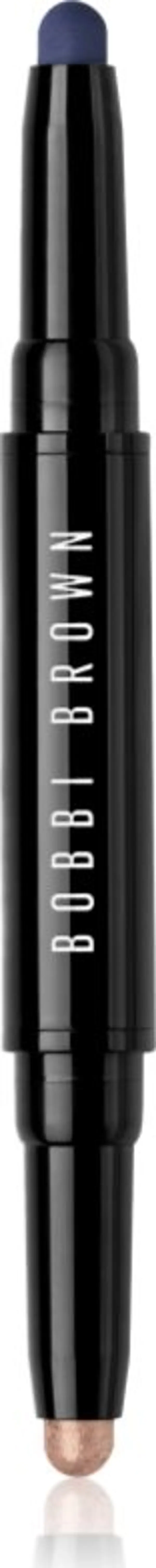 Bobbi Brown Bobbi Brown Long-Wear Dual-Ended Cream Shadow Stick сенки за очи в молив дуо цвят Silk / Rich Navy 1.6 гр.